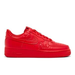 Rare Brand New Nike Air Force 1 07 'Red Roses' Size Women's 8 Sku HF2016 600